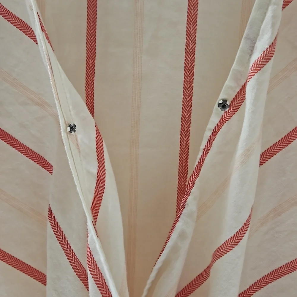 New, Madewell Montpellier stripe wrap top with sash ties women's size XXL - Picture 8 of 13